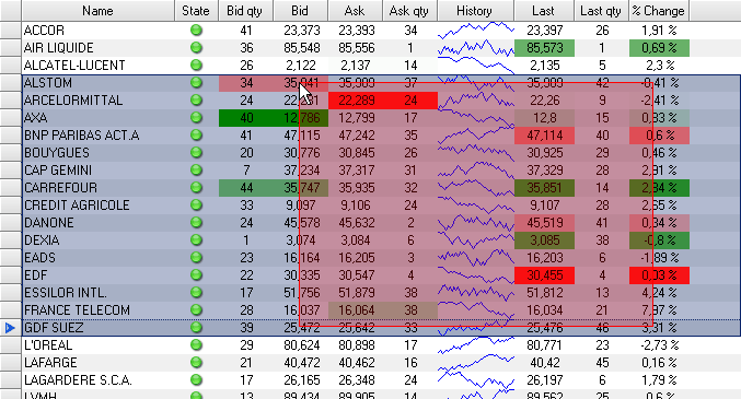 Semi Transparent Grid Selection2